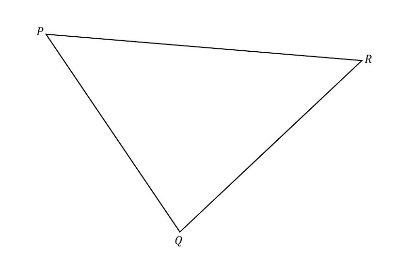 Triangle PQR